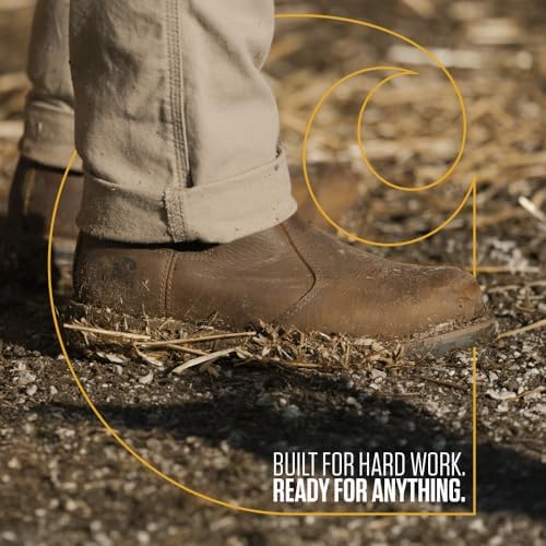 Carhartt Women's Frontier Water-Resistant Chelsea Steel Toe Boots for Women - Lightweight EVA Midsole, Durable Rubber Outsole and Cushion Footbed