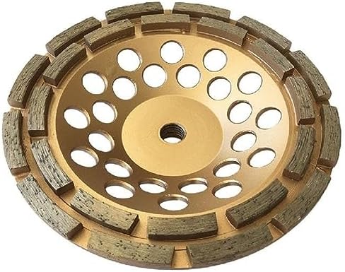 7" Diamond Grinding Wheel for Concrete 24 Dbl Row Segments 5/8"-11