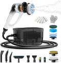 Steam Cleaner, Electric Spin Scrubber Portable Steamer for Cleaning