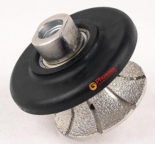 V30 30mm Full Bullnose Diamond Hand Profiler/Router Bits with 5/8-11 Thread for Granite Countertop