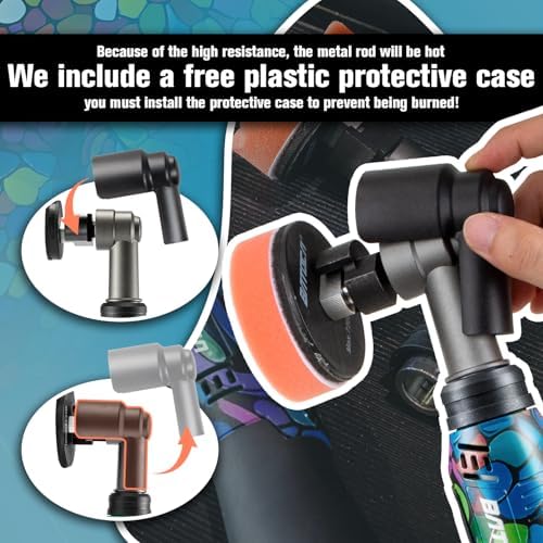 BATOCA S6 Mini Cordless Polisher 2 Heads for Car/Motorcycles Detailing Kit