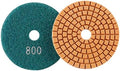 Diamond Polishing Pad, 3 inch 80 mm 800 Grit Sanding Discs for Grinder & Polisher, Hook and Loop Backing Pad for Grinding Buffing Granite Marble Concrete Stone (1 Piece)