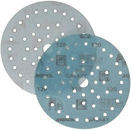 Mirka Galaxy Multifit Sandpaper 6 inch Grit 120 50 Discs