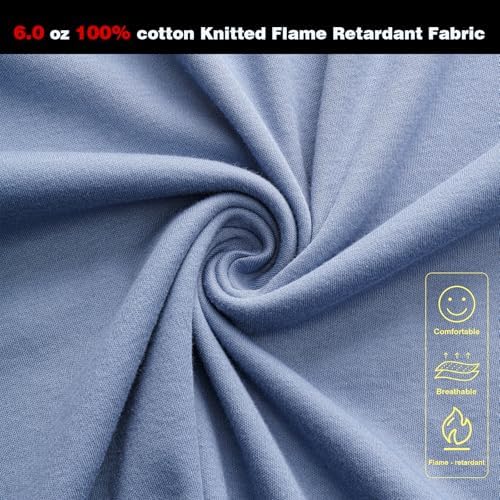 FR Shirts for Men, 6oz Hi Vis Flame Resistant Welding Shirt