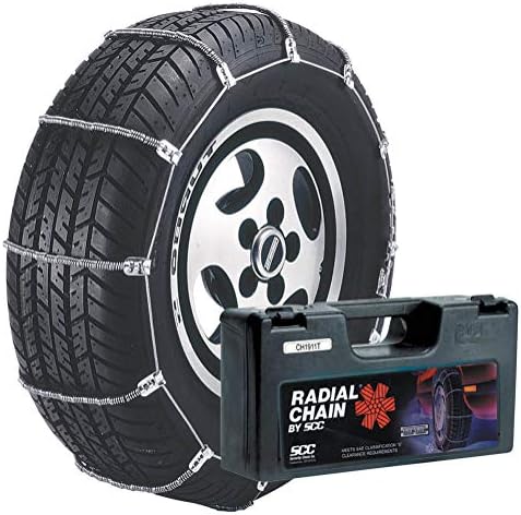 SCC SC1030 Radial Chain Cable Traction Tire Chain - Set of 2