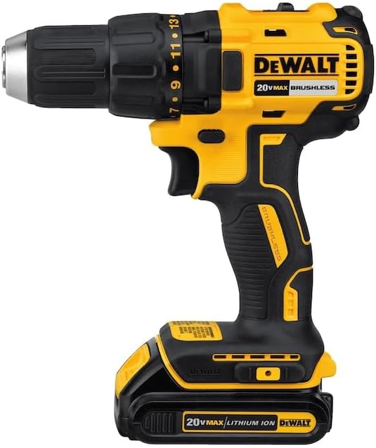 DEWALT DCK275C2R 20V MAX Brushless Lithium-Ion 1/2 in. Cordless Drill Driver and 1/4 in. Impact Driver Combo Kit with 2 Batteries (Renewed)
