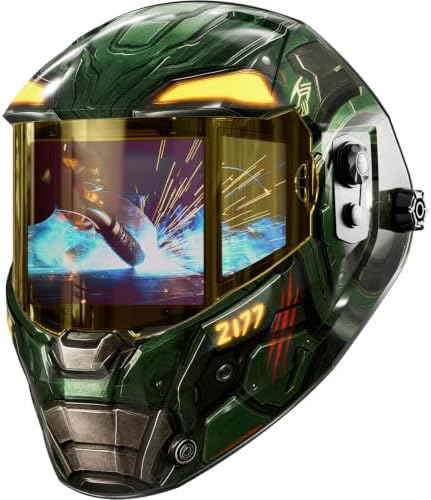 ANDELI Intelligent Auto-Shade Welding Helmet, 3-Sided Auto Darkening