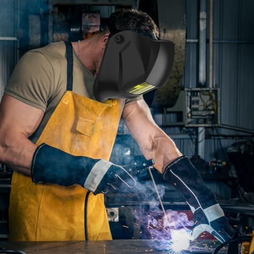 TOOLIOM Auto Darkening Solar Powered Welding Helmet for TIG MIG ARC