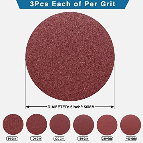 28Pack 4x36 Inch Sanding Belts and 6 Inch PSA Sanding Discs Set