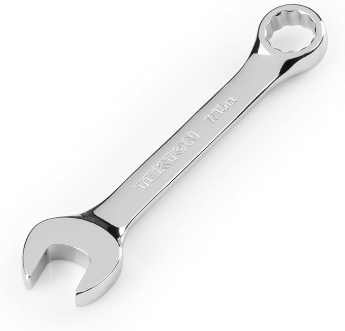 TEKTON 7/16 Inch Stubby Combination Wrench | 18046