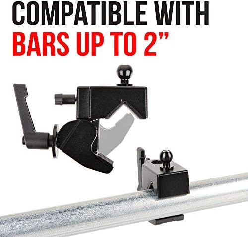 20mm Ball Clamp for Bars Up to 2" | Tackform 20 Series