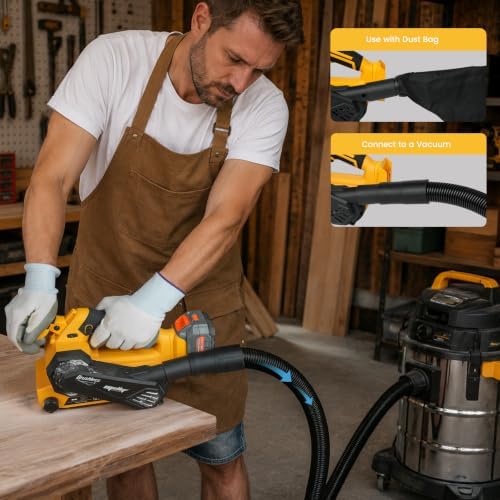 Upgraded Brushless Belt Sander Compatible with Dewalt 20V Battery