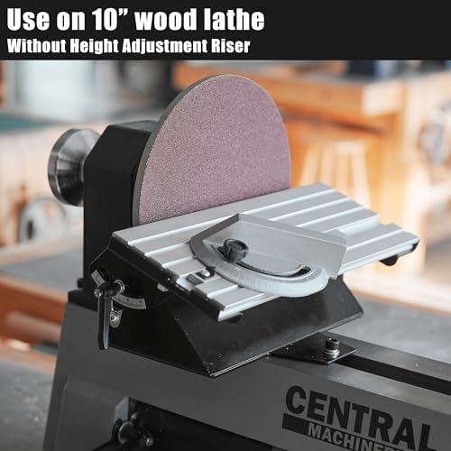 Lathe Mounted Disc Sander for 10 inch and 12 inch Woodtuning Lathe with Thread 1"X8TPI, Sanding Accessory, 9 inch Disc Sander.