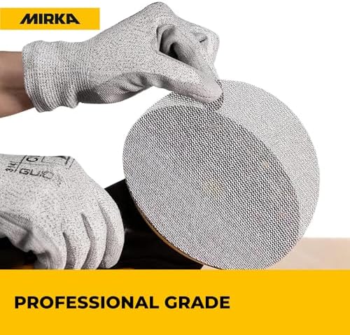 Mirka Abranet 6 Inch Sanding Discs Hook and Loop Mesh 240 Grit