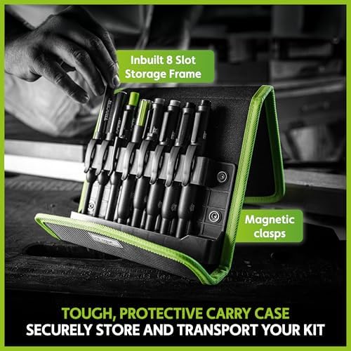 Tracer 8 Piece Construction Marker Kit - Carpenter Pencil Set