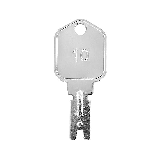 20-Pack Heavy Equipment Ignition Keys: Universal 166 Key Compatible with Clark, Yale, Hyster, Komatsu, Crown Compatible withklifts & More