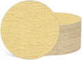 100Pcs Sanding Discs 3In 80Grit Hook and Loop Sandpapers Yellow
