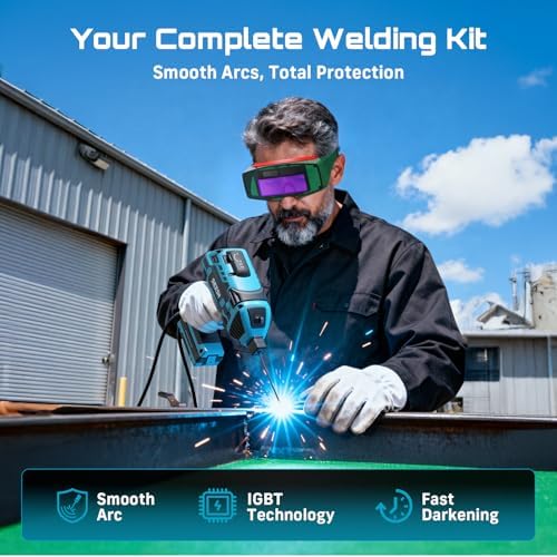 Seesii 110V 120A ARC Portable Handheld Welding Machine for 3/32"-1/8" Rods