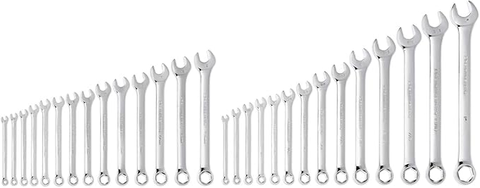GEARWRENCH 28 Piece Combination Wrench Set, 6 Point, SAE & Metric, 81923 (Pack of 2)