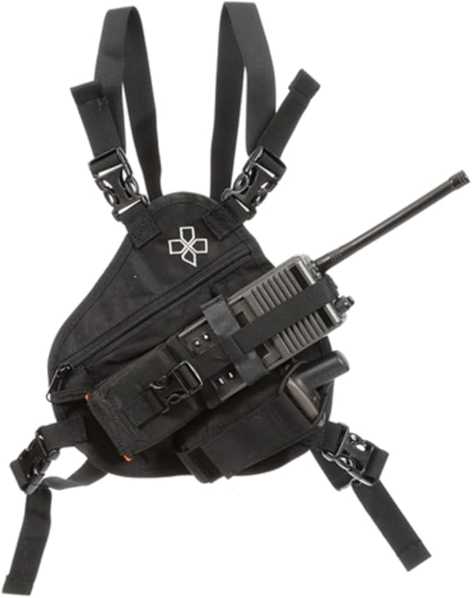 RP-1 Scout Radio Chest Harness | for 2 Way Radio & Electronics, Search & Rescue, Ski Patrol, Emergency Response