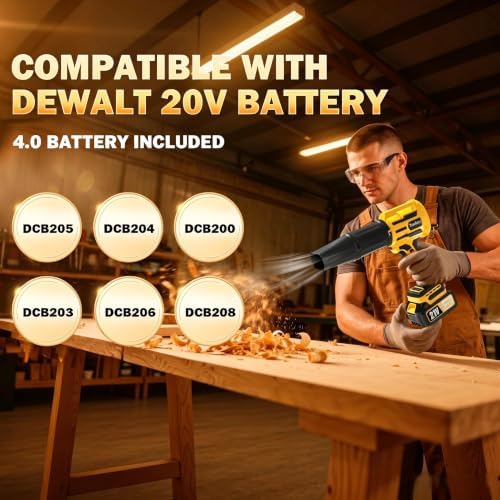 Snow Handheld Leaf Blower for DEWALT 20V Max Battery 720-CFM 180-MPH Blower