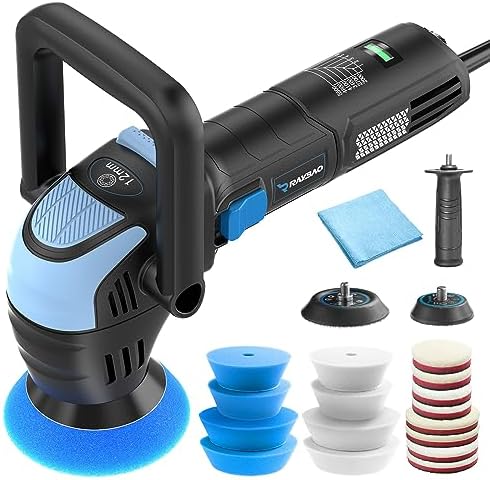 Mini Polisher, 2inch/ 3inch 750W with 12mm Random Orbital for Car Detailing