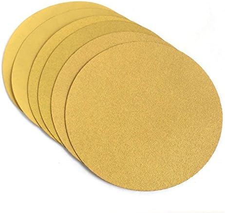 STARCKE 8 Inch No Hole Hook and Loop Grip Sanding Discs 25 Pack 80 Grit