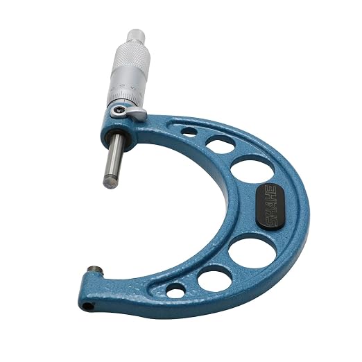 SHAHE 2-3''/50-75mm 0.01mm Outside Micrometer Gauge Micrometer Measuring Tool 5201-75A