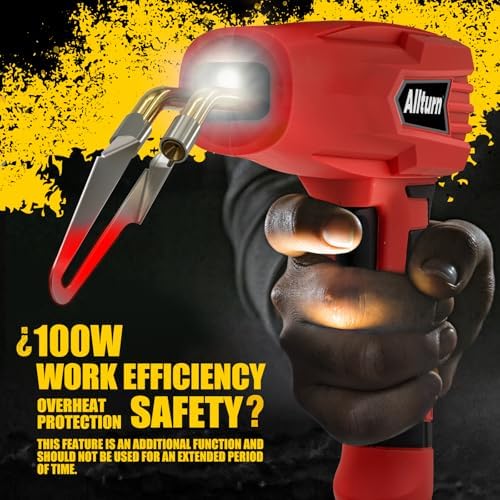 Allturn Plastic Welding Kit with Hot Cutting Tip, 3 in 1 Welder & Repair