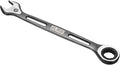 HARFINGTON Ratcheting Combination Wrench 30mm Stubby Wrench Metric High Carbon Steel Double 12-Point Box Open-Ended Ratchet Spanner Tool for Household Garage Workshop Auto Repairs, Black