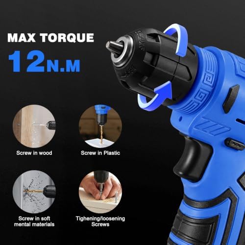 157-Piece Tool Set, 8V Cordless Drill Set, Hand Tool Kit for Men and Women
