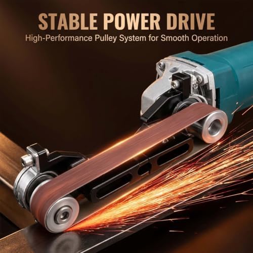 Angle Grinder Attachments Belt Sander Adapter, 5/8-11 Spindle (2)