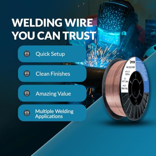 PGN ER70S-6 .045" (2 Pack) Solid MIG Welding Wire - 10lb Spool