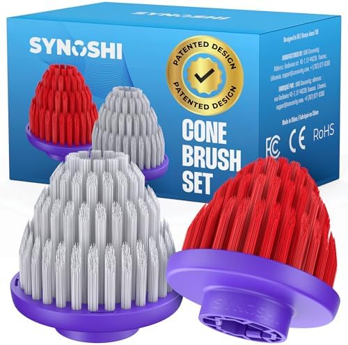 Synoshi PRO Cone Brush Heads Set (2 Units)
