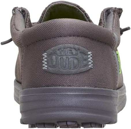 HEYDUDE Men's Wally Work CT | Water-Repellent, Slip Resistant Work Shoe