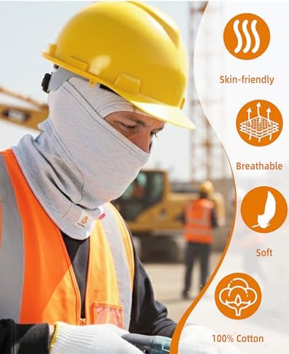 BOCOMAL FR Balaclava with Face Mask 7oz Midweight Arc Rated NFPA2112 CAT2