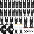 LEILUO 33Pcs Oscillating Tool Blades Wood Metal Multitool Blades Set