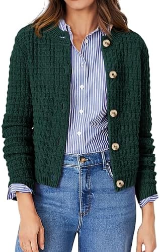 PRETTYGARDEN Women's Fall Lightweight Cardigan Sweaters
