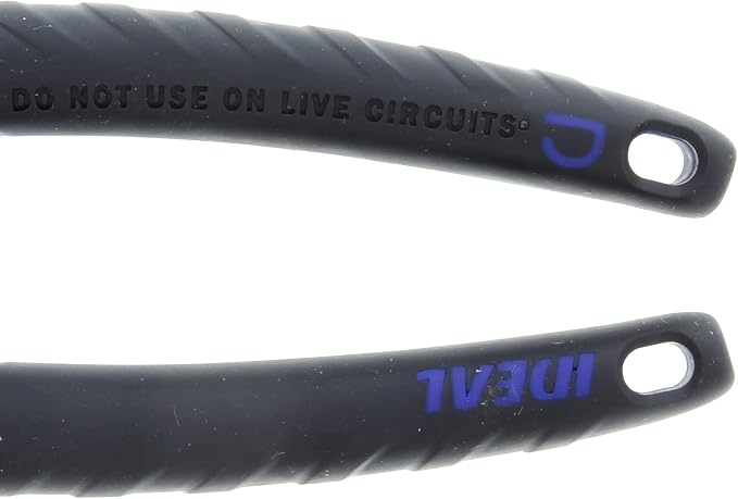 IDEAL INDUSTRIES INC. 35-3028 Diagonal-Cutting Plier - 8 in., Plier with Knife-to-Knife Blades, Smart Grip Handles