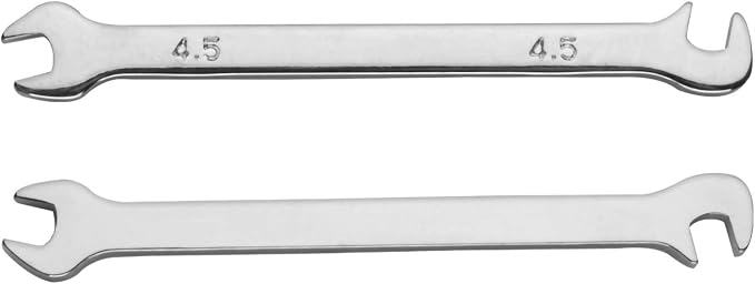 Larcele 7 Pcs Mini Double Open End Wrench 3mm-5.5mm MNBS-07 | Metric, CR-V, Small Spanner Set for Tight Spaces