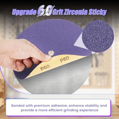 30 Pack 7" Sanding Disc for 2/3HP 500W Lawn Mower Blade Sharpener