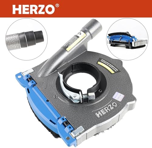 HERZO Aluminum Dust Shroud for Angle Grinder 7 inch