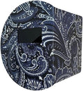 WoahBros Pancake Welding Hood | Carbon Fiber Lightweight Welding Helmet, Fits 2x4 Cheater Lens (Not Included) | Paisley