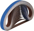 1 x 30 Inch Zirconia Sanding Belts, 20Pcs 5 Each of 40/60/80/120 Grits