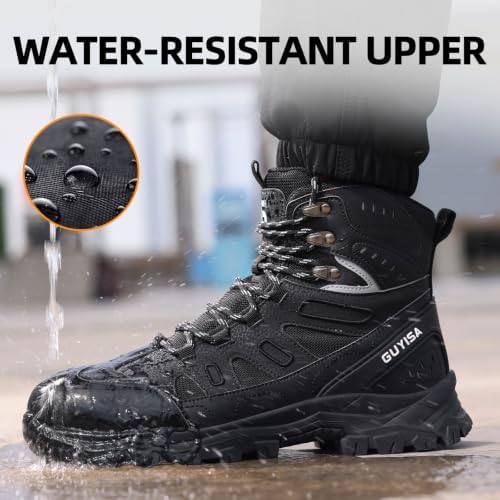 Steel Toe Boots for Men Work Indestructible Safety Boots