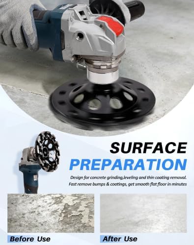6" Diamond Cup Wheel for Surface Grinding & Leveling and Material Removal