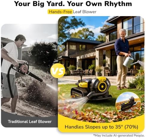 YARBO Y40 Core 2-in-1 Robot Snow Blower and Leaf Blower
