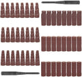 50Pcs 1-1/2" Cartridge Rolls, 1/4" Shank Die Grinder Sanding Cone Porting