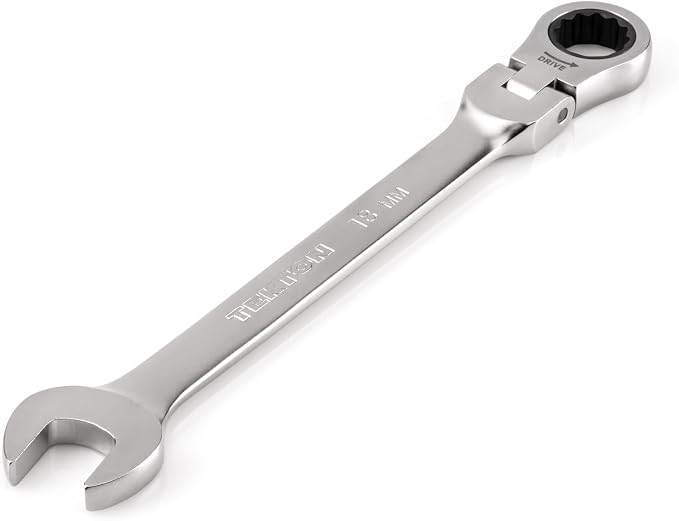 TEKTON 18 mm Flex Head Ratcheting Combination Wrench | WRC26418 | 12-Point
