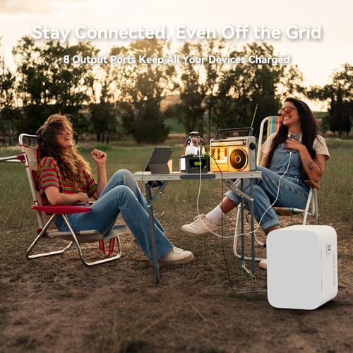 MARBERO Solar Powered Generator 88Wh, 120W Surge with 21W Solar Panel Kit
